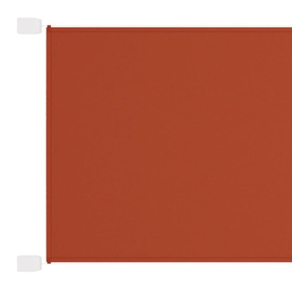 vidaXL Markis vertikal terrakotta 180x360 cm oxfordtyg