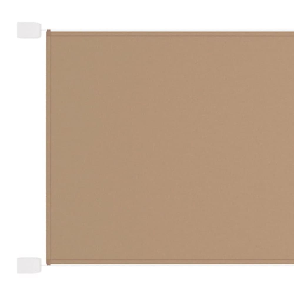 vidaXL Markis vertikal taupe 300x360 cm oxfordtyg