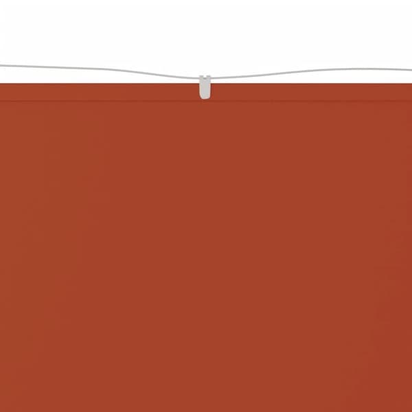 vidaXL Vertikal markise terrakotta 200x360 cm oxfordstoff
