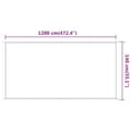 Miniatyrbillede 5 af 5: vidaXL lodret markise 140x1200 cm oxfordstof hvid