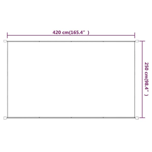 vidaXL Pystymarkiisi sininen 250x420 cm Oxford kangas