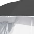 Miniatyrbilde 5 av 10: vidaXL Strandparasoll med sidevegger antrasitt 215 cm