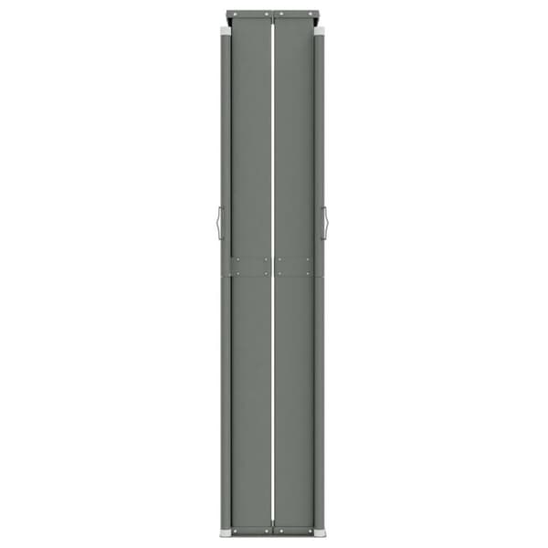vidaXL Uttrekkbar sidemarkise rød 140x1200 cm