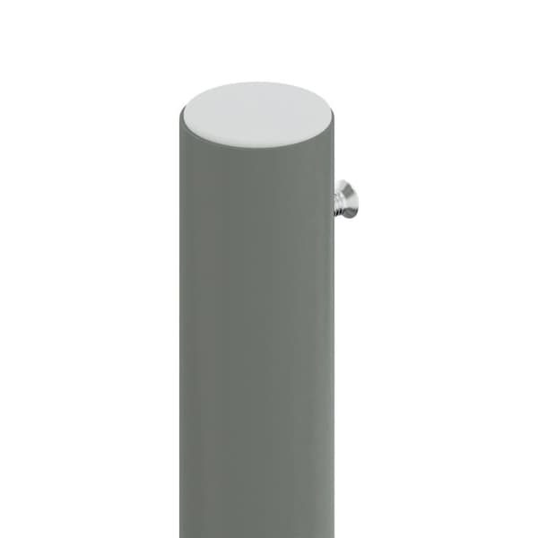 vidaXL Uttrekkbar sidemarkise rød 140x1200 cm