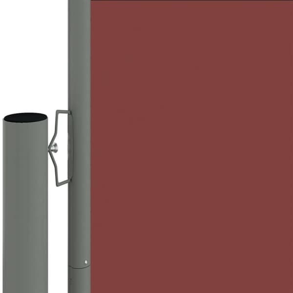 vidaXL Uttrekkbar sidemarkise brun 140x1200 cm