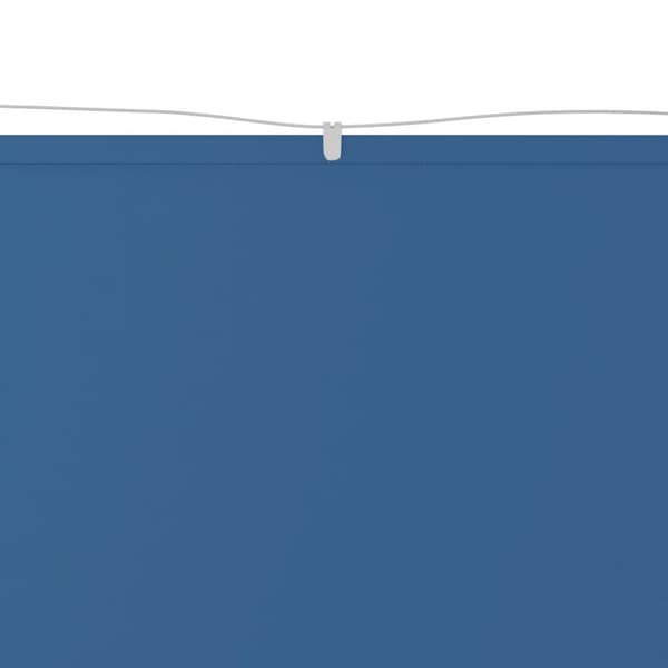 vidaXL Vertikal markise blå 100x270 cm oxfordstoff