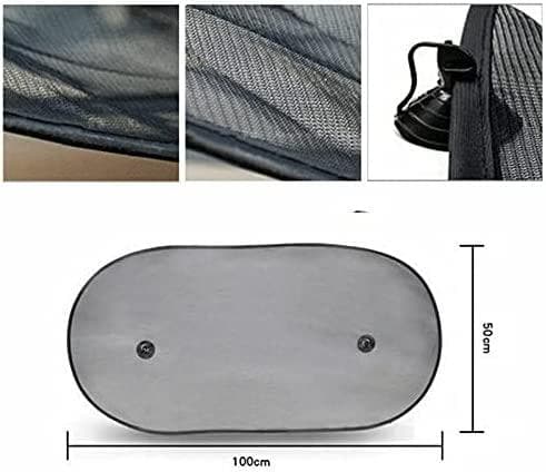 Solskydd för bilen - Bakruta - Svart