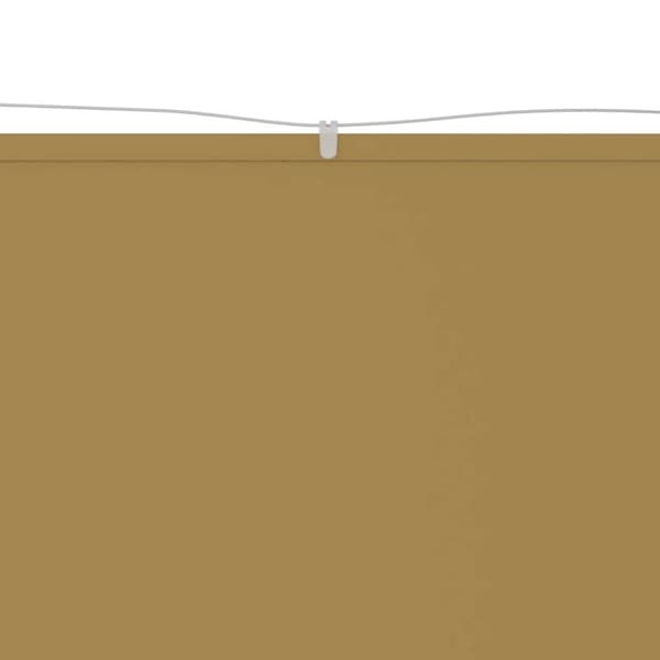 vidaXL Pystymarkiisi beige 180x360 cm Oxford kangas