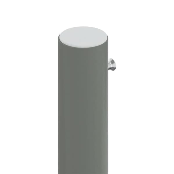 vidaXL Sisäänvedettävä sivumarkiisi 140x1000 cm punainen
