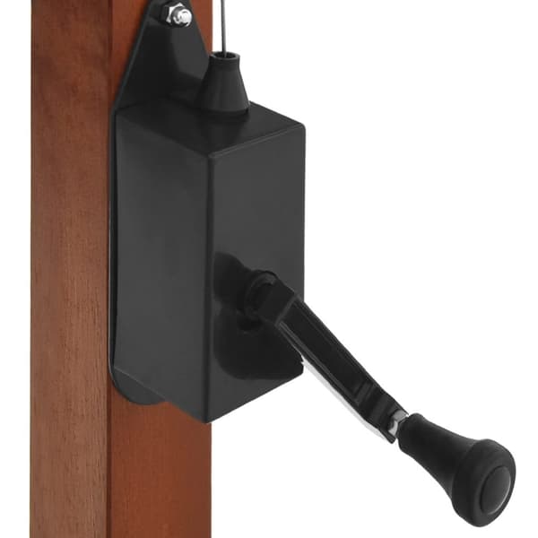 vidaXL Puutarha-aurinkovarjo cantilever puutolppa 400x300 cm vihreä