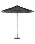 Miniatyrbilde 5 av 8: Hageparasoll Grått Stoff ø 270 x 254H cm Bjørkestang Sammenleggbar Utendørs Moderne