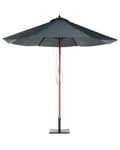 Miniatyrbilde 6 av 8: Hageparasoll Grått Stoff ø 270 x 254H cm Bjørkestang Sammenleggbar Utendørs Moderne