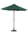 Miniatyrbilde 5 av 7: Hageparasoll Grønn Stoff ø 270 x 254H cm Bjørkestang Sammenleggbar Utendørs Moderne