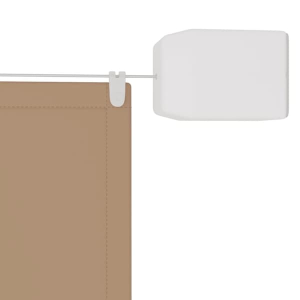 vidaXL Pystymarkiisi taupe 100x1000 cm Oxford kangas