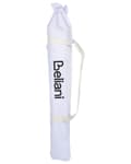 Miniatyrbilde 10 av 10: Parasoll Hvit Polyester Bøk ø 150 cm Rund form Frynser Retro UV-bestandig Vippemekanisme Hage Uteplass