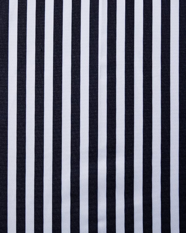Parasoll Svart Hvit Polyester Bøk ø 150 cm Rund form Frynser Retro UV-bestandig Vippemekanisme Hage Uteplass