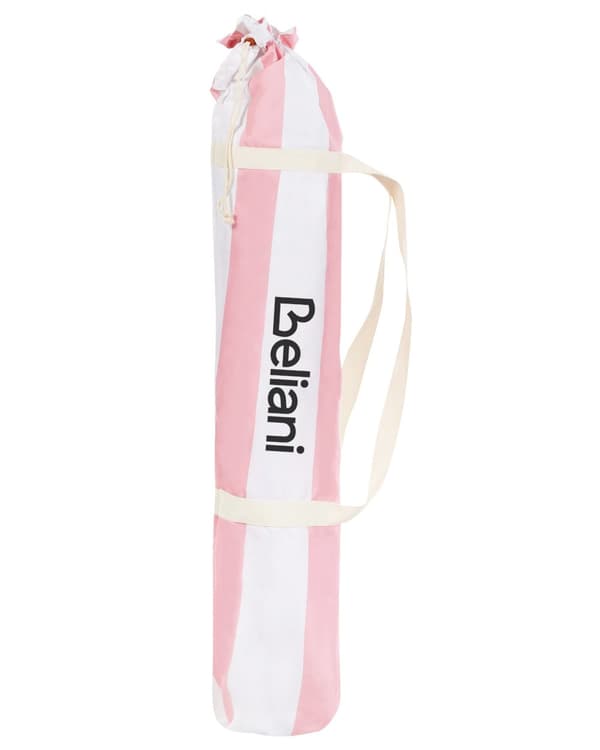 Parasoll Rosa Hvit Polyester Bøk ø 150 cm Rund form Frynser Retro UV-bestandig Vippemekanisme Hage Uteplass