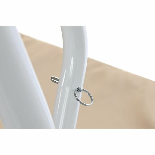 Penkki DKD Home Decor Beige Keinu Polyesteri Teräs (210 x 120 x 164 cm)