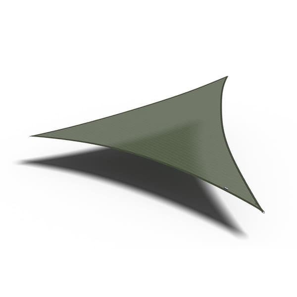 Platinum Coolfit skyggestof trekant olivengrøn 500x500x500 cm