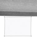 Pikkukuva 1 / 5: Aurinkosuojat Markiisi 3,5 x 5 m Harmaa Polyetyleeni 90 x 180 x 0,5 cm 350 x 500 x 0,5 cm