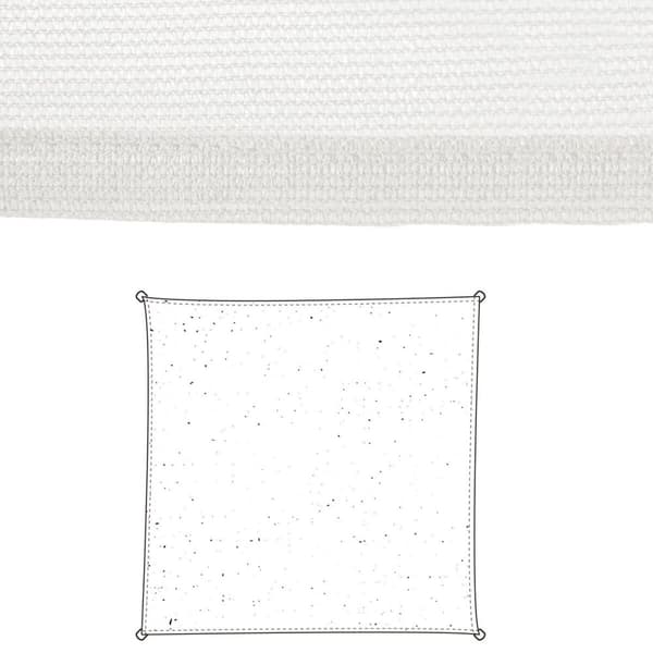 Aurinkosuojat Markiisi 3 x 3 m Valkoinen Polyetyleeni 300 x 300 x 0,5 cm