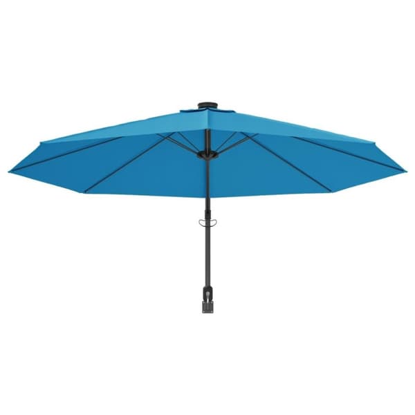 vidaXL væghængt parasol 290 cm havblå