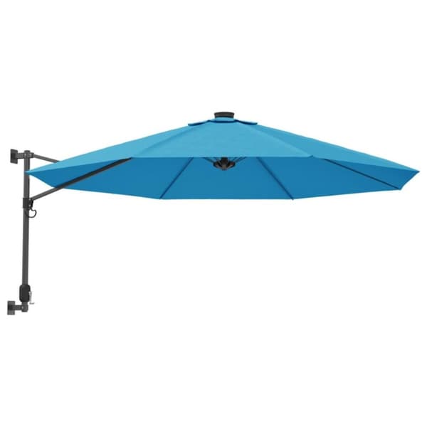 vidaXL væghængt parasol 290 cm havblå