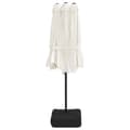 Miniatyrbilde 7 av 10: vidaXL Parasoll dobbelt hode med LED sandhvit 449x245 cm