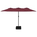 Miniatyrbilde 3 av 8: vidaXL Parasoll dobbelt hode rød 449x245 cm
