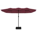 Miniatyrbilde 4 av 8: vidaXL Parasoll dobbelt hode rød 449x245 cm