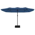 Miniatyrbilde 4 av 8: vidaXL Parasoll dobbelt hode asurblå 449x245 cm