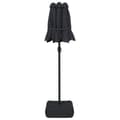 Miniatyrbilde 7 av 10: vidaXL Parasoll dobbelt hode med LED svart 316x240 cm