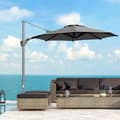 Miniatyrbillede 6 af 7: Rootz Parasol - Cantilever Parasol - Cantilever Paraply - Med 360° rotation - Cross Stand - Mørkegrå - 300L x 300W x 250H cm