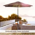 Miniatyrbillede 10 af 10: Rootz Parasol - Paraply - Patio Paraply - Parasol paraply - Metal/Polyester - Brun