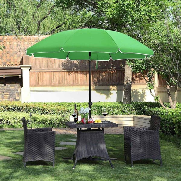 Rootz Parasol - Foldeparasol - Paraply - Terrasseparasol - Udendørs parasol - Haveparasol - Strandparasol - Solsejl - UV-beskyttet parasol - Grøn