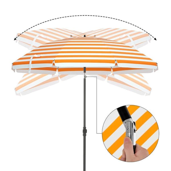Rootz Parasoll - Strandparasoll - Trädgårdsparasoll - Hopfällbart trädgårdsparasoll - Utomhusparasoll - Trädgårdsparasoll - Parasoll parasoll - Parapl