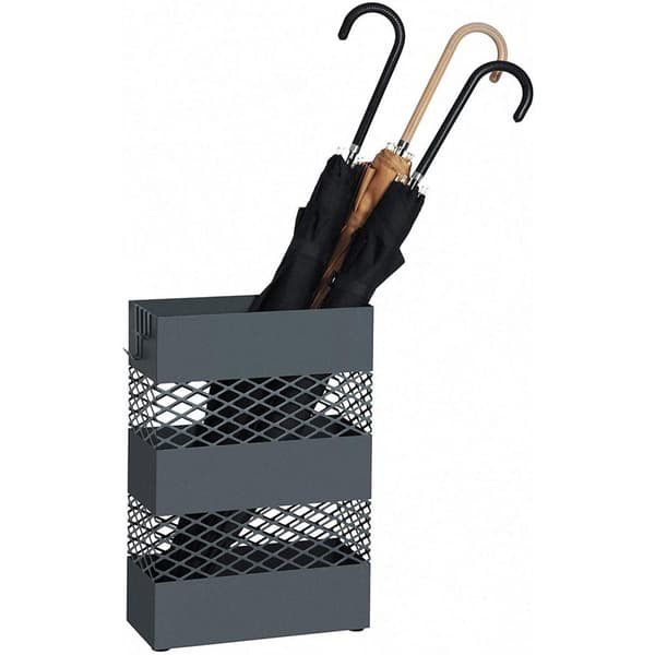 Rootz Paraplystativ - Vandopsamler - Paraplyholder - 28 x 12 x 41 cm - Metal - Antracit