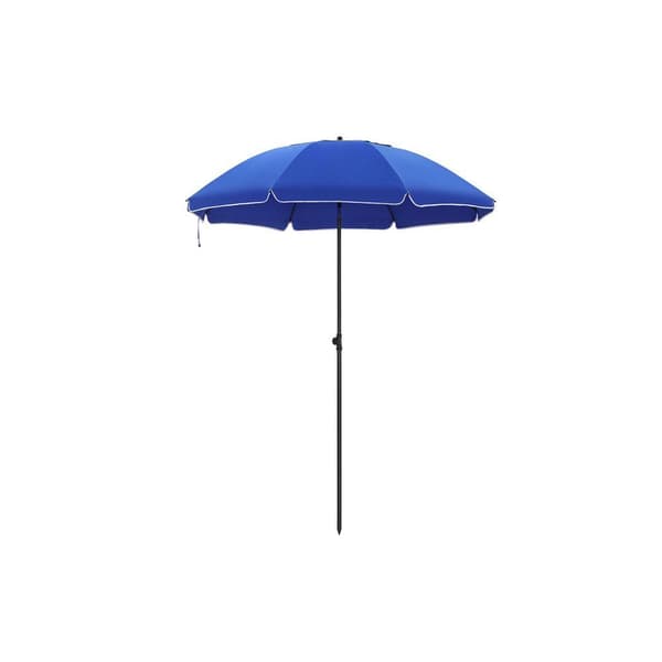 Rootz Parasol - Paraply - Terrasseparasol - Haveparasol - Solafskærmning - Udendørs parasol - Uv-beskyttet paraply - Transportabel parasol - Blå - 2,3