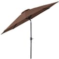 Miniatyrbild 1 av 9: Rootz Parasol - Folding Umbrella - Garden Parasol - Garden Umbrella - Steel - Coffee - 3x2.45m