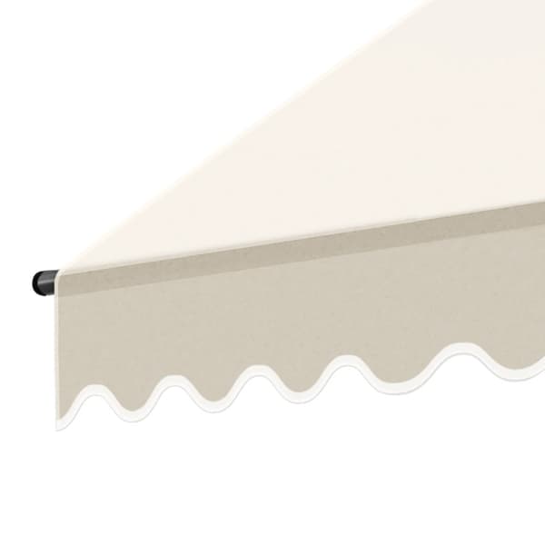 Markise med håndsving, højdejusterbar - 300 x 180 cm,beige