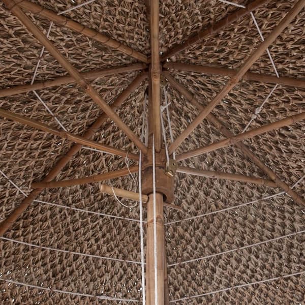 Aurinkovarjo bambu/banaanipuun lehdet 210 cm