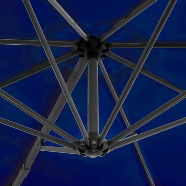 Aurinkovarjo cantilever alumiinitolpalla 300 cm taivaansininen