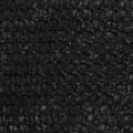 Miniatyrbillede 5 af 6: solsejl 4,5x4,5 m 160 g/m² HDPE sort