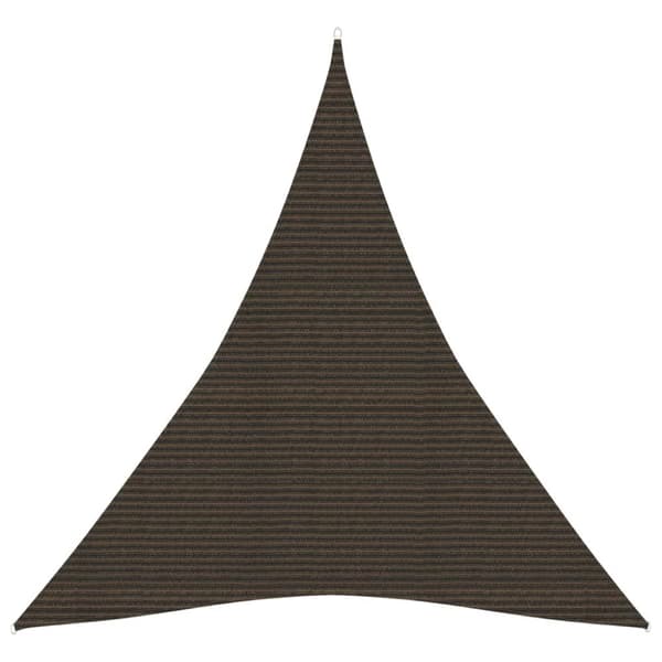 solsejl 3x4x4 m 160 g/m² HDPE sort