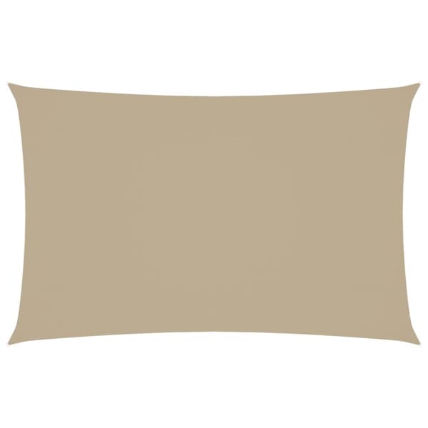 Aurinkopurje Oxford-kangas suorakaide 2,5x5 m beige
