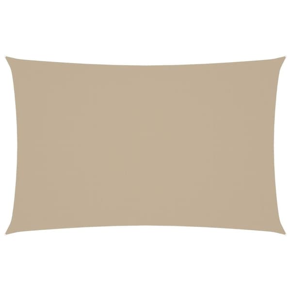 Aurinkopurje Oxford-kangas suorakaide 4x7 m beige