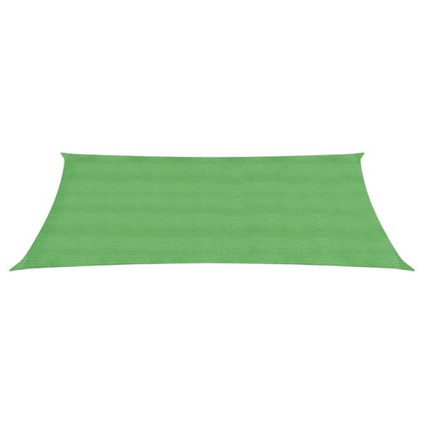 solsejl 2x5 m 160 g/m² HDPE lysegrøn
