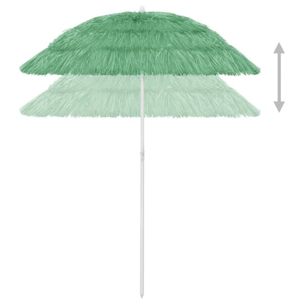 Hawaii-parasol 180 cm grøn