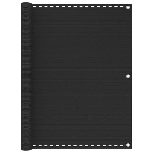 altanafskærmning 120x600 cm HDPE antracitgrå