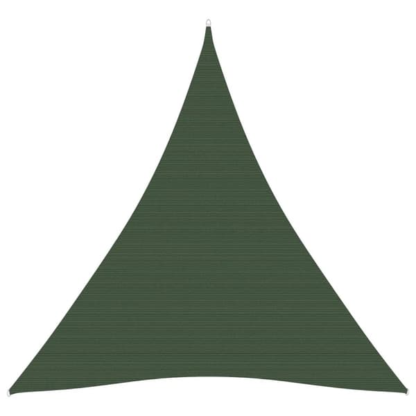 Solsegel 160 g/m² mörkgrön 5x6x6 m HDPE